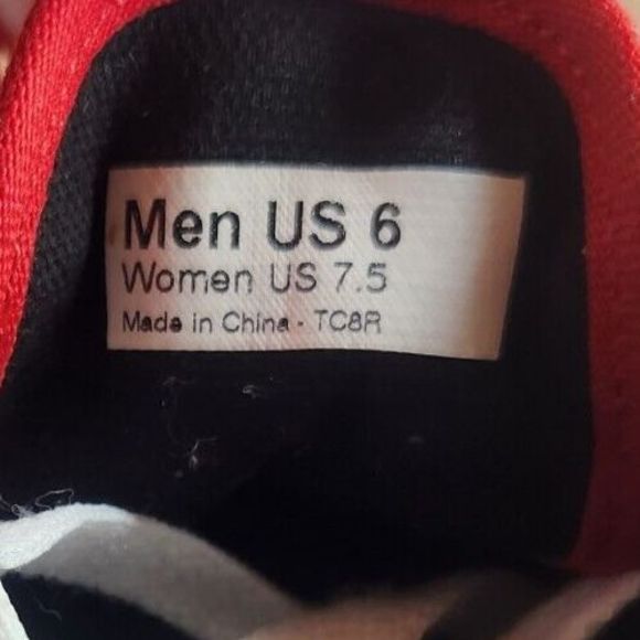 Vans Red Glitter Athletic Shoes - Picture 9 of 10